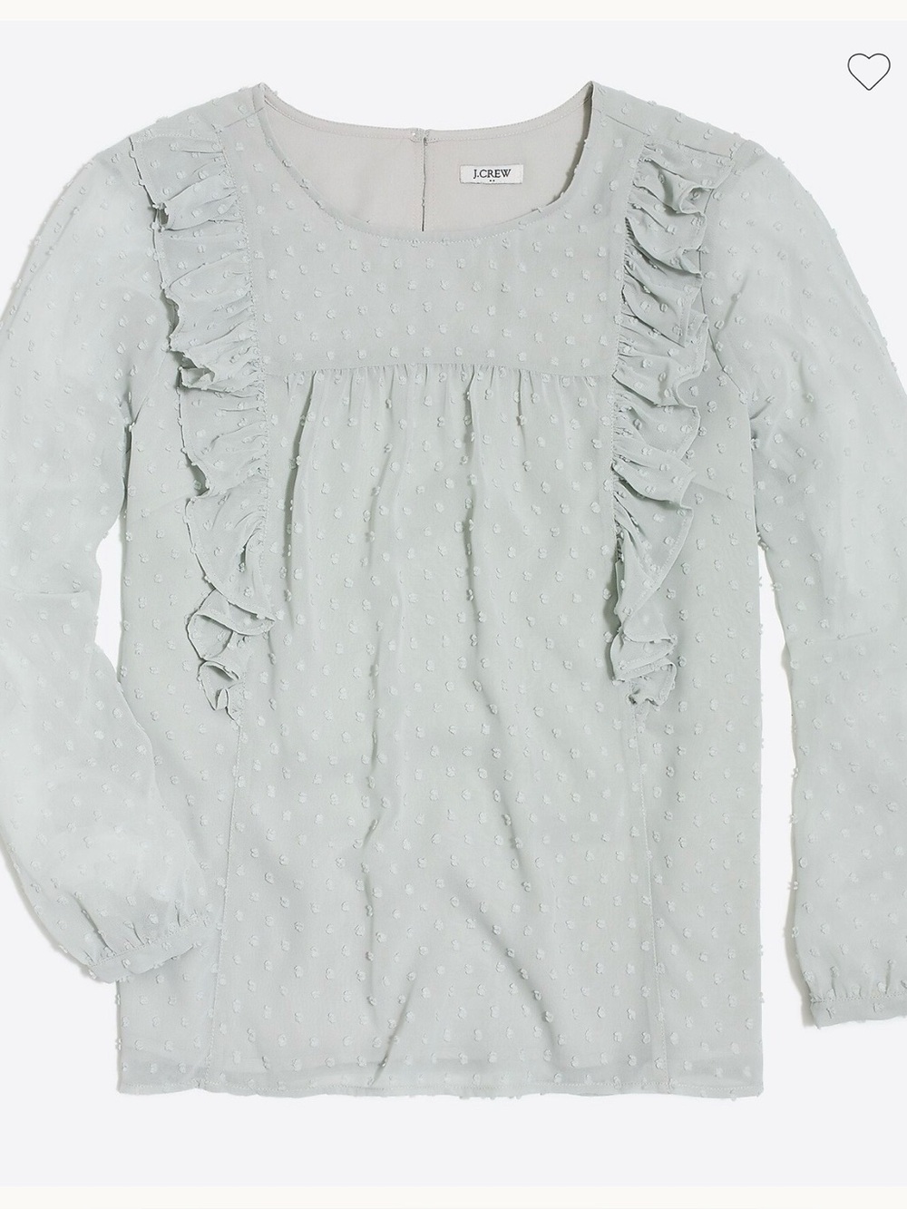 J.Crew Factory Ruffle Front Top